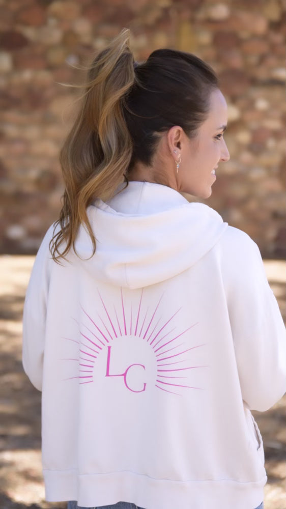 MATE the Label + LG Pink Sun Hoodie