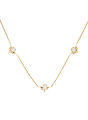 Load image into Gallery viewer, Sunburst Station Necklace | Opal